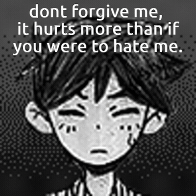 Black And White Boy Saying Dont Forgive Me It Hurts More Than Hate GIF