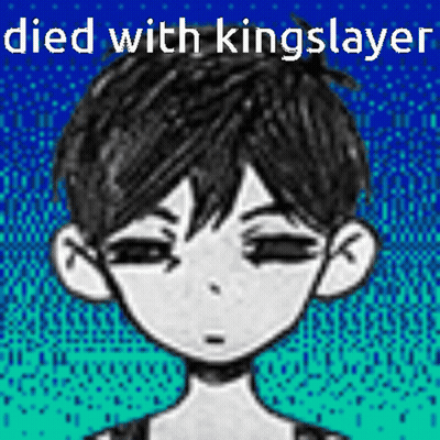 Black And White Boy With Died With Kingslayer GIF