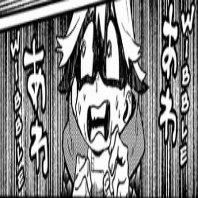 Black And White Boy With Shocked Open Mouth GIF