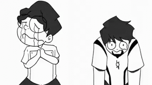 Black And White Boys Making Funny Faces GIF