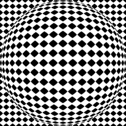 Black And White Bubble 3D Illusion  GIF