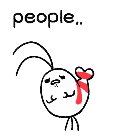 Black And White Bug Drawing Ugh Words Sticker