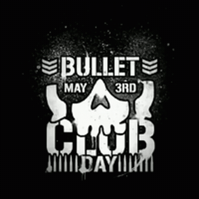 Black And White Bullet Club Logo GIF
