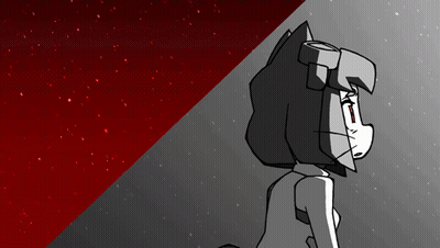Black And White Cartoon Character GIF