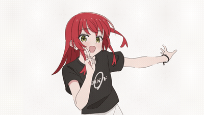Black And White Cartoon Character With Hearts GIF