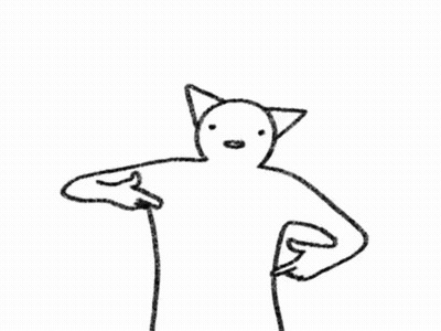 Black And White Cat Giving Thumbs Up GIF