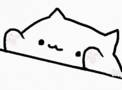 Black And White Cat Lying On Ledge GIF