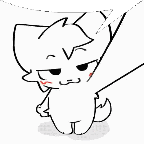 Black And White Cat On Leash Sticker
