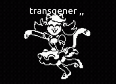 Black And White Cat Saying Transgener GIF