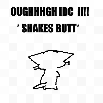 Black And White Cat Shakes Butt GIF