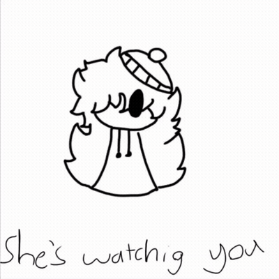 Black And White Cat Watching You GIF