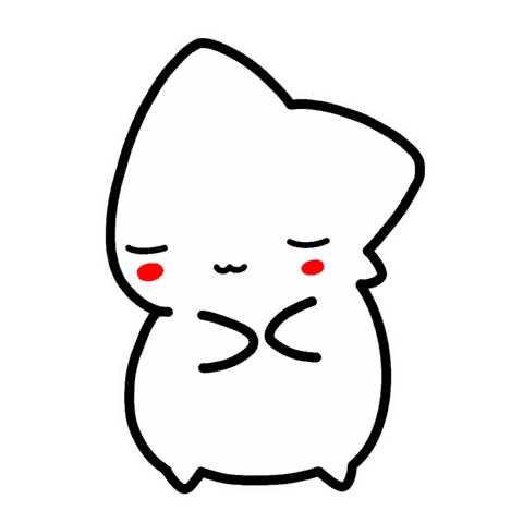 Black And White Cat With Red Eyes Sticker