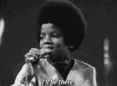Black And White Child Singing Into Microphone GIF