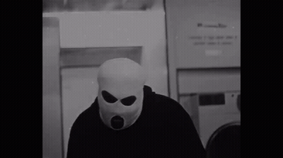 Black And White Child With Hat GIF