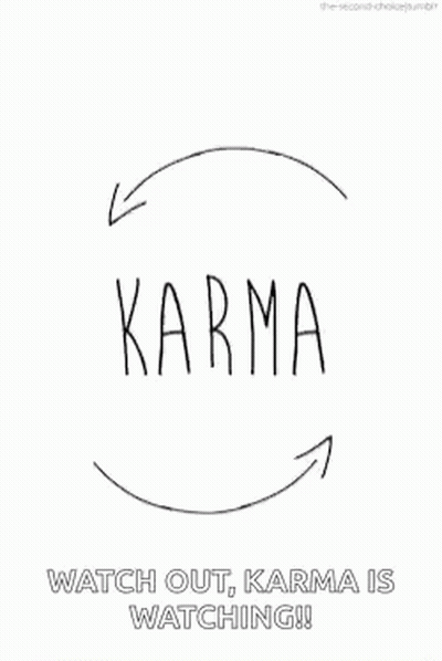 Black And White Circle With Karma GIF