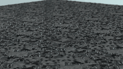 Black And White Circuit Board With CPU GIF