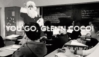 Black And White Classroom Saying You Go Glenn Coco GIF