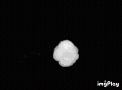Black And White Cloud On Black Background GIF