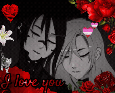 Black And White Couple I Love You GIF