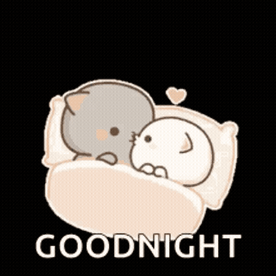 Black And White Couple Kissing With Sweet Dreams GIF