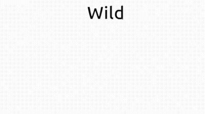 Black And White Cow With Word Wild GIF