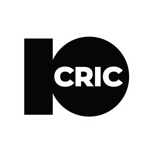 Black And White Cric Logo Sticker