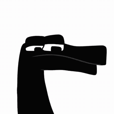 Black And White Crocodile With Sunglasses And Sharp Teeth GIF