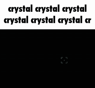 Black And White Crystal Crystal Crystal Crystal Crystal Cr GIF