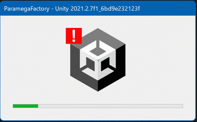 Black And White Cube With Red Exclamation Point GIF