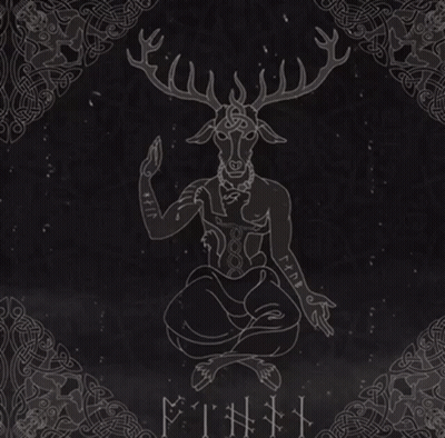 Black And White Deer With Letters MTNN GIF