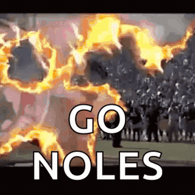 Black And White Dog With Megaphone Saying NC State GIF