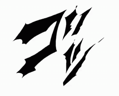Black And White Dragon Tail GIF
