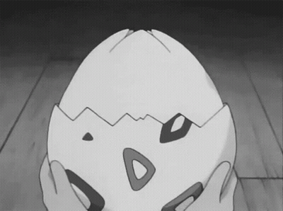 Black And White Dragon With Open Mouth And Sharp Teeth GIF