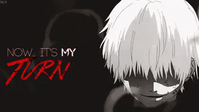 Black And White Drawing Now Its My Turn GIF