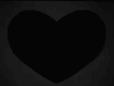 Black And White Drawing Of A Cracked Heart GIF