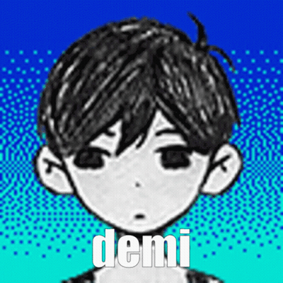 Black And White Drawing Of Boy Named Demi GIF