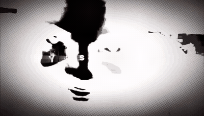 Black And White Drawing Of Face With Jesus GIF