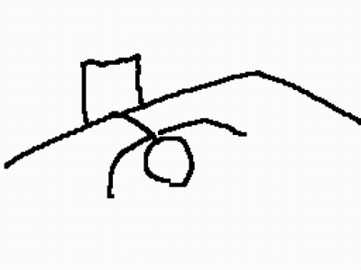 Black And White Drawing Of Hand Holding Book GIF