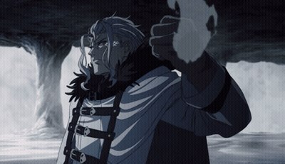 Black And White Drawing Of Man Holding Flame GIF