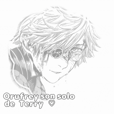 Black And White Drawing Of Man With Orufrey Son Solo De Terry GIF
