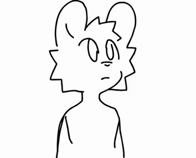 Black And White Drawing Of Person Being Punched GIF