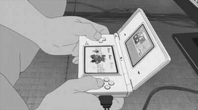 Black And White Drawing Of Person Playing Game GIF