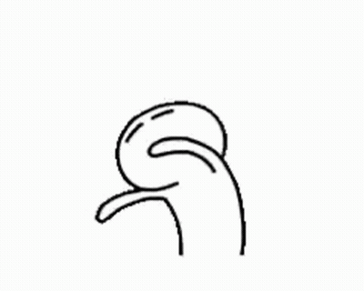 Black And White Drawing Of Sad Rabbit GIF