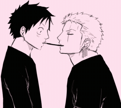 Black And White Drawing Of Two Men Saying Munch Munch GIF