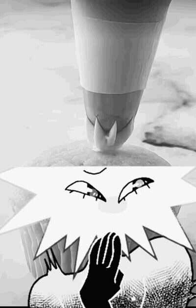 Black And White Drawing Person Covering Face With Hand GIF