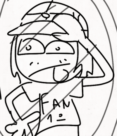 Black And White Drawing Person I Am 1 GIF