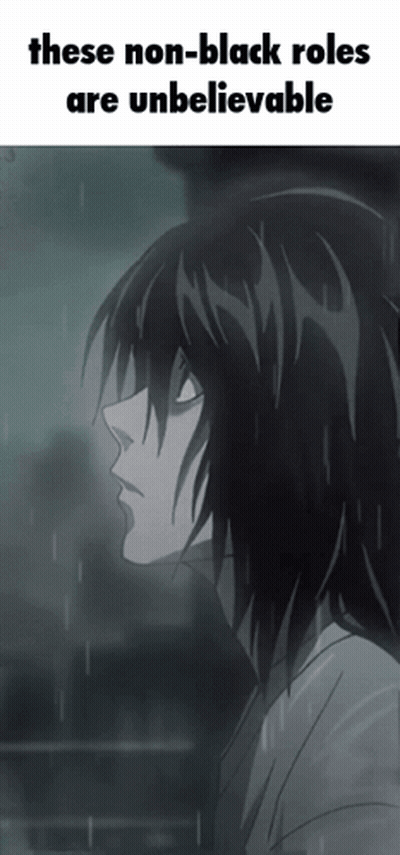 Black And White Drawing These Non-Black Roles Are Unbelievable GIF