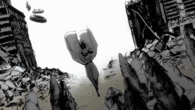 Black And White Drawing With Nanixd GIF