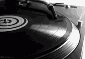Black And White Esrk Broken Record GIF