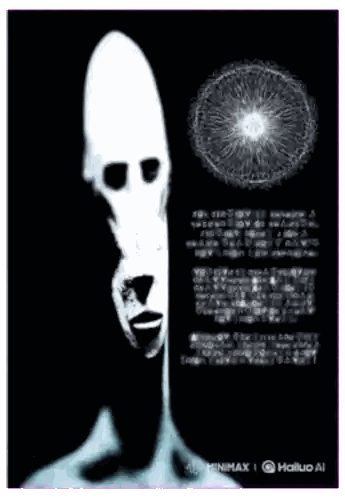 Black And White Face And Minimax Circle Sticker
